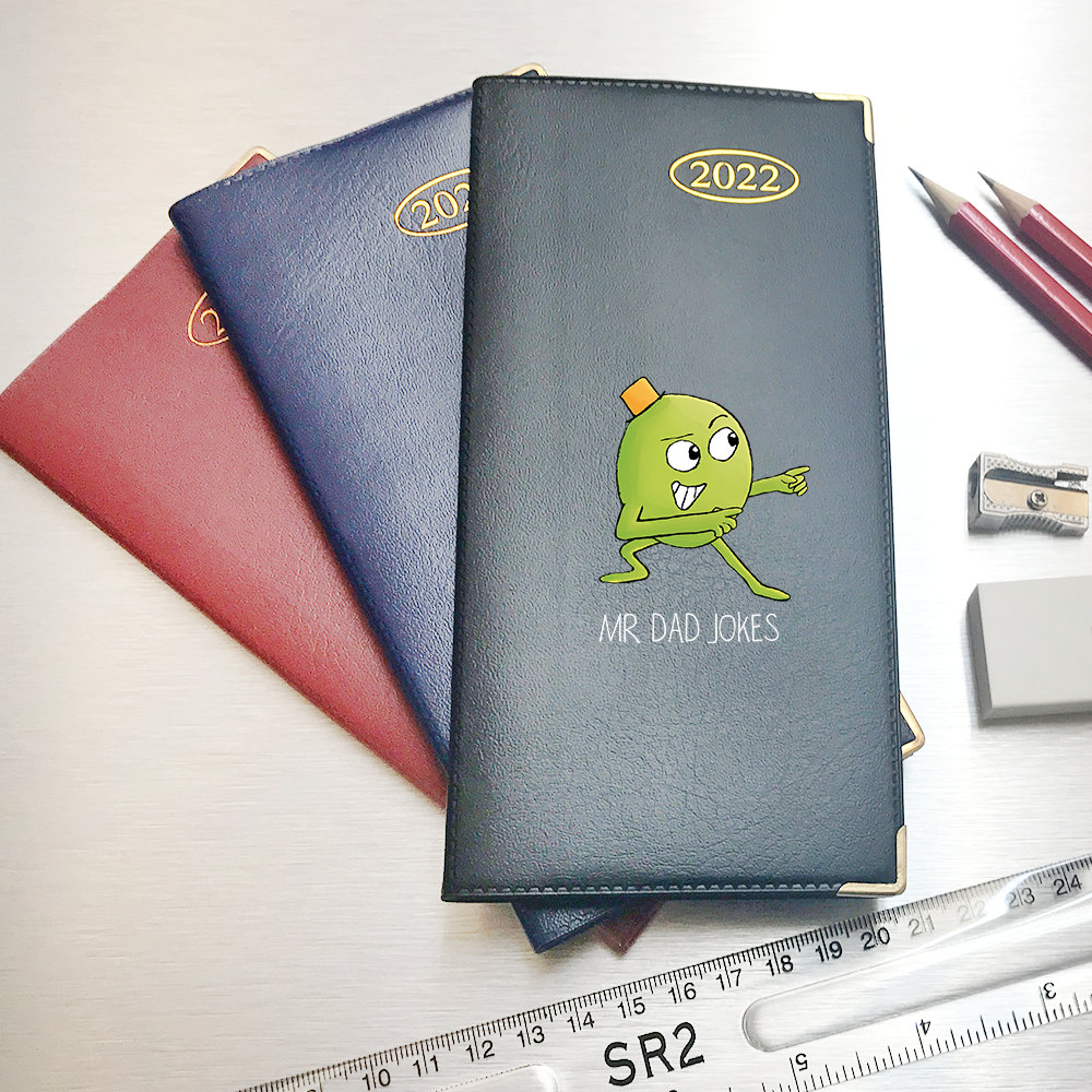 Mr Dad Jokes Design 2022 Slim Pocket Diary - Week to View