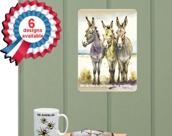 Novelty Sign Lifestyle sign Donkey sign Best friends Sign fun donkey sign