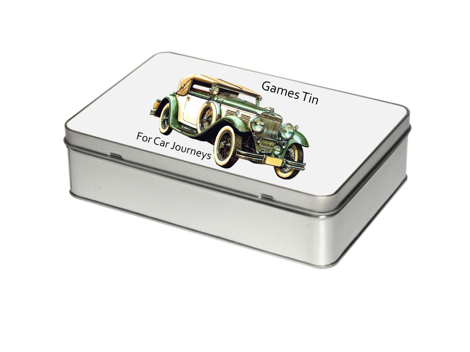 Classic Car Tin Memory Tin Storage Tin Keepsakes Travel Etsy