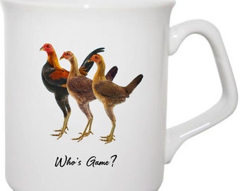 Chicken Mug fun mug  Gift idea Poultry Mug Game