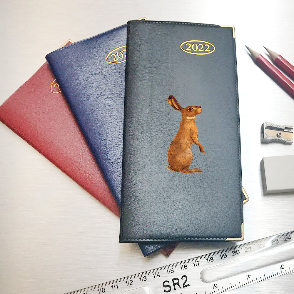 Colour Hare Design 2022 Slim Pocket Diary - Week to View
