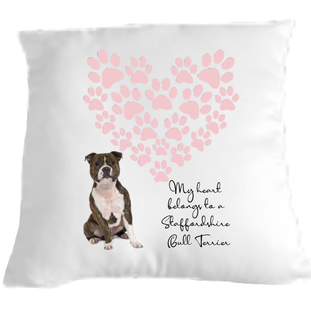 staffy cushion
