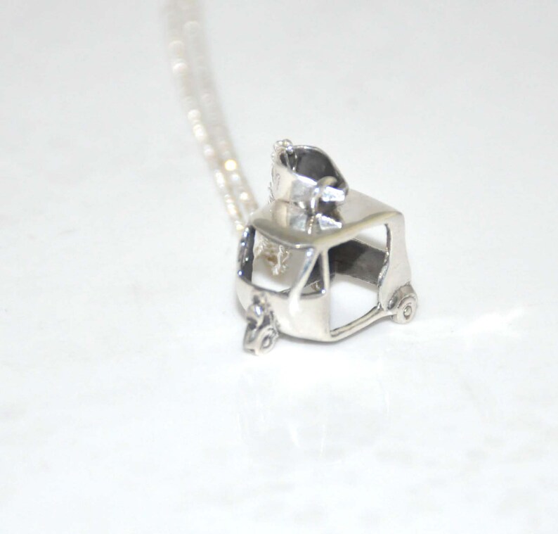 Plain silver Ancient Style Real To Wear,925 Sterling Silver Pendant With Chain Styling Auto Shaped Sterling In Nature Egyptians Pendant