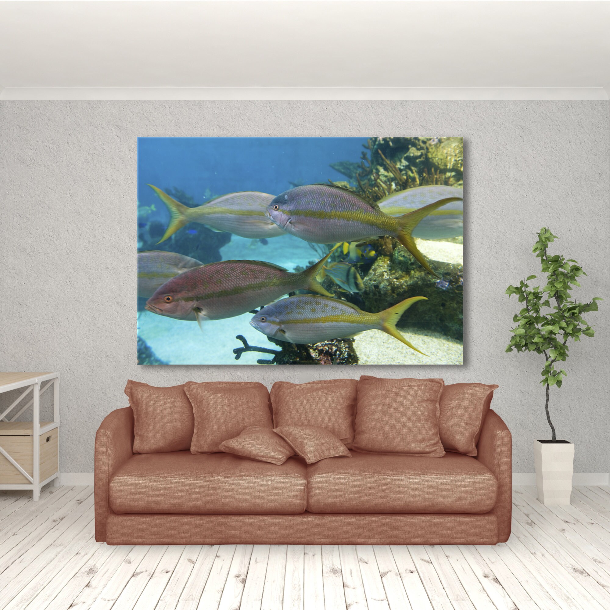 Ocean fish wall art canvas prints ocean world picture for Etsy