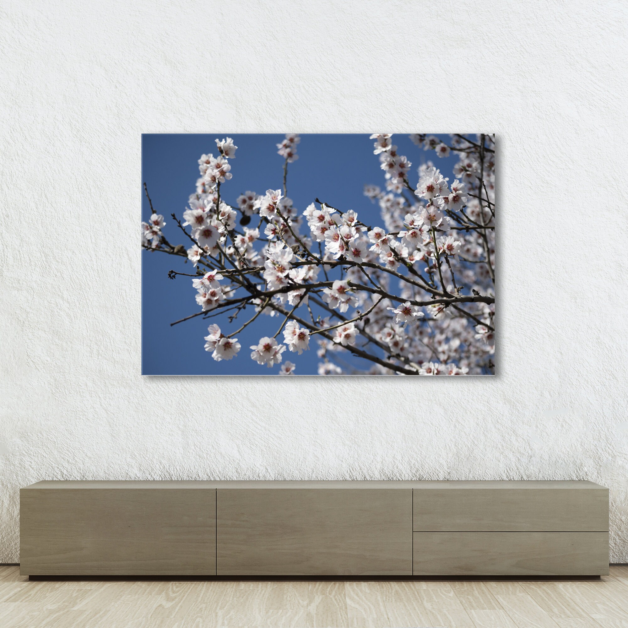 Spring flowers canvas print wall art living room decor and Etsy