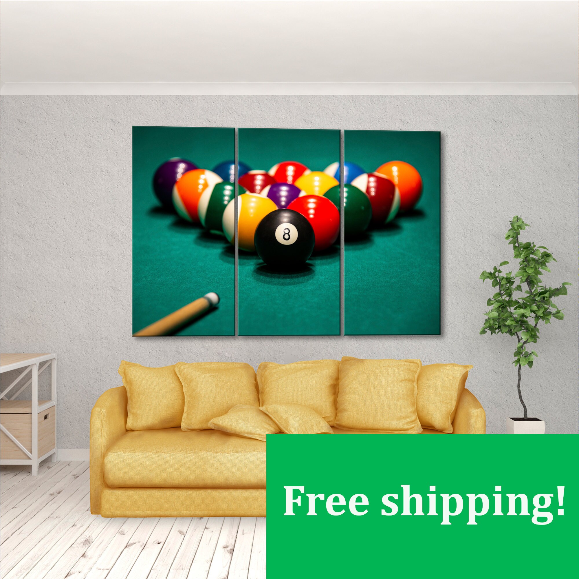Billiard wall artBilliard Room Art wall decor print three Etsy