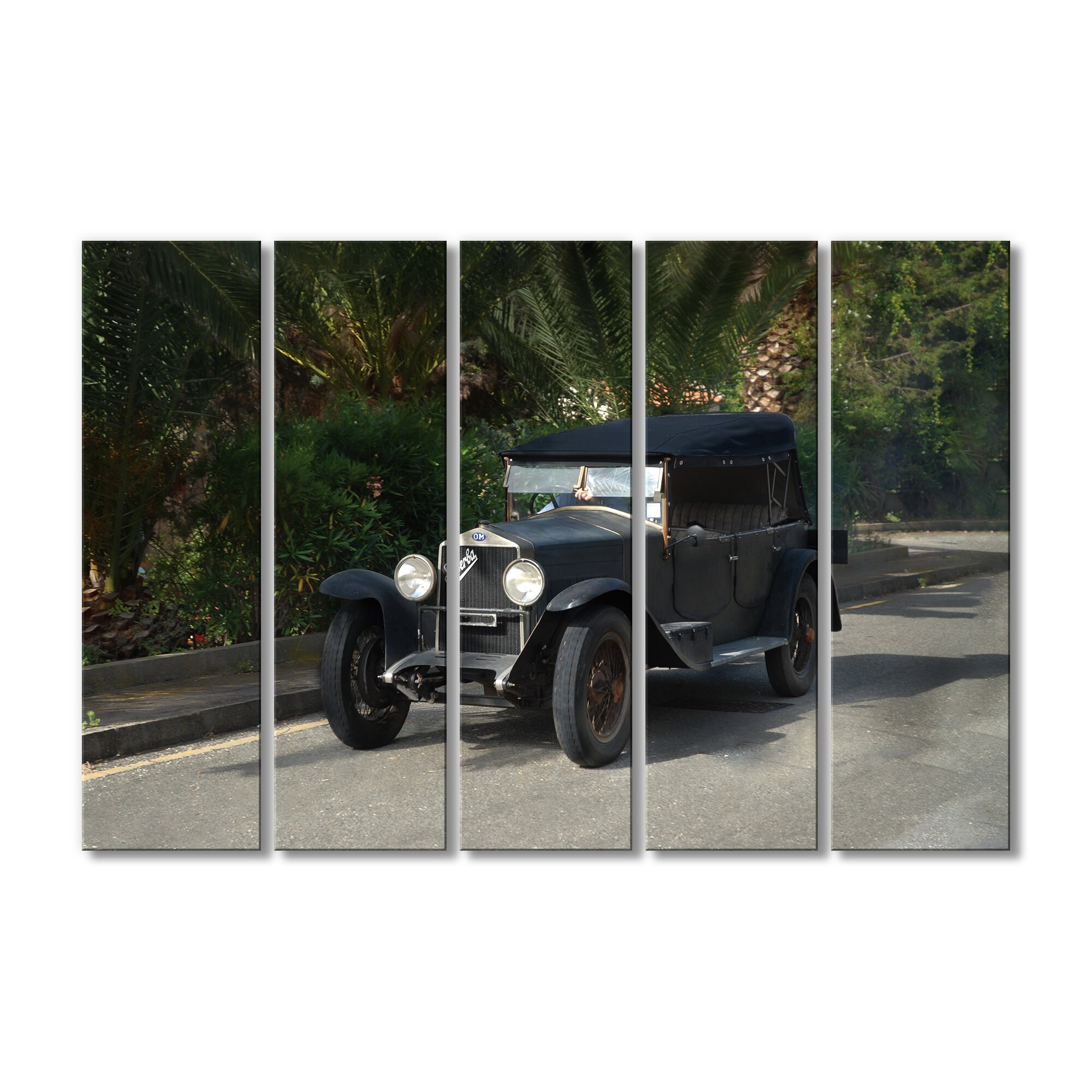 Car wall art Black car decor Large art print 1 to 5 piece | Etsy