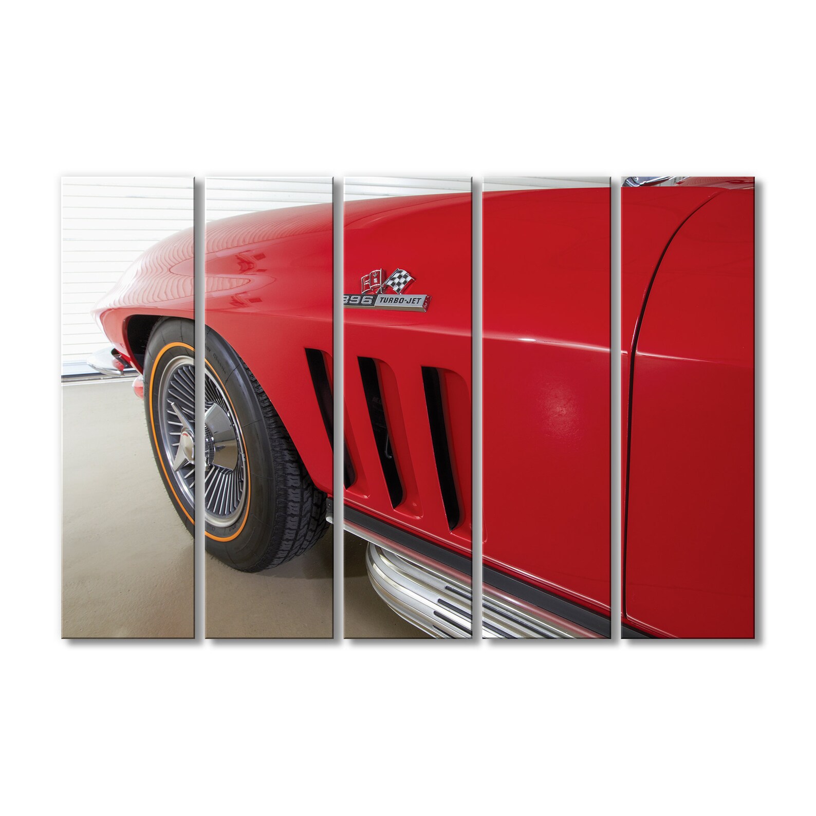 Auto Kunst Rot Auto Dekor Vintage Wand Kunst Druck Wand Große | Etsy