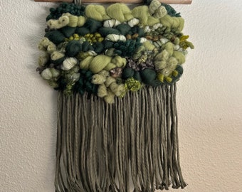 CLEARANCE Weaving, Woven Wall Hanging, Fiber Art