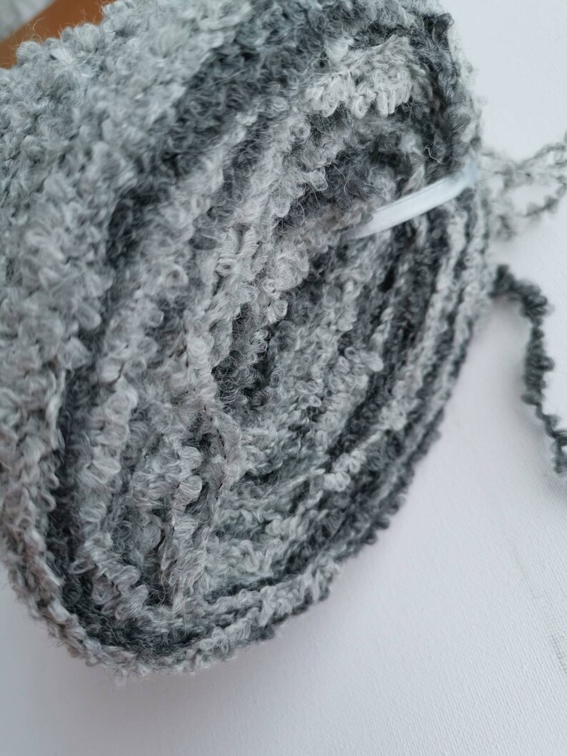 Boucle Alpaca Wool / Loop yarn on cone Alpaca blend yarn / Etsy