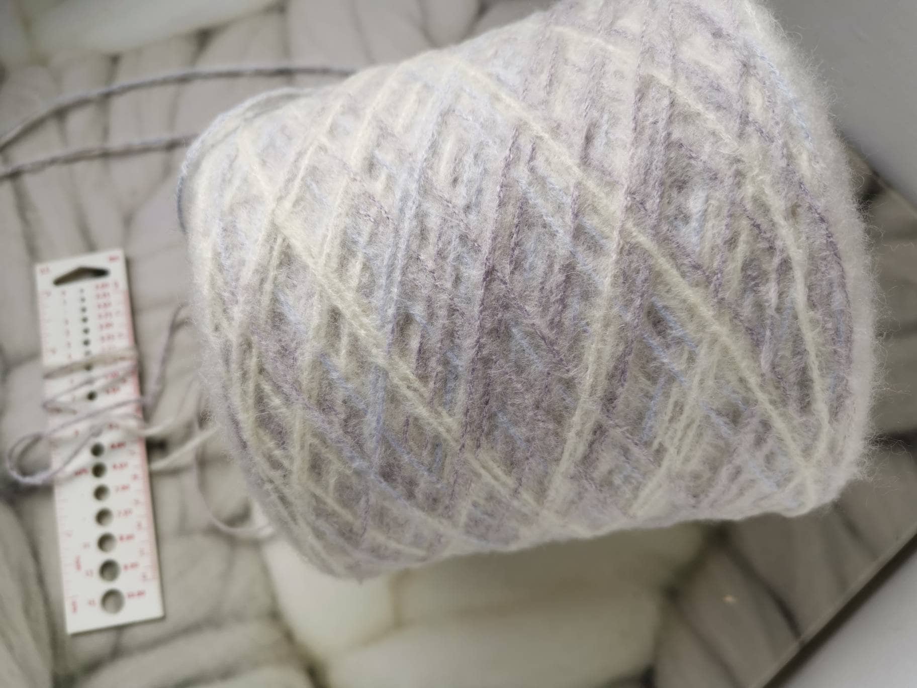 Silk/cotton Yarn on Cone, Hand Knitting, Crocheting, Machine