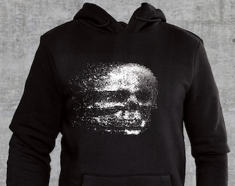 Cool Skull hoodie, Unisex halloween Skull hoodie, horror hoodie