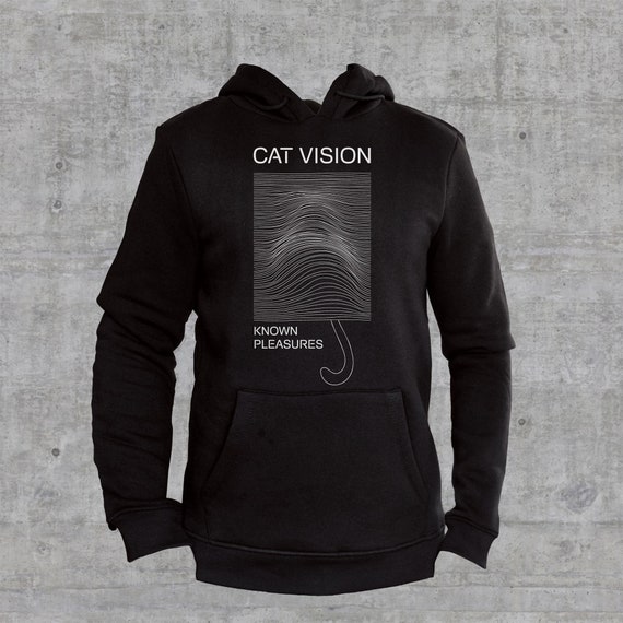 Unknown pleasures cat t shirt cheap