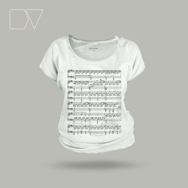 beethoven shirt, moonlight sonata shirt, classical music shirts, moonlight sonata notes shirt, music composers gift,