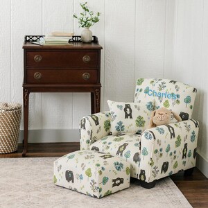 Kids upholstered rocking chair cheap