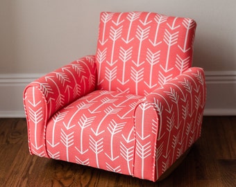 kids upholstered rocking chair