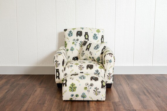 Personalized Child s Upholstered Rocking Chair Chair Oatmeal