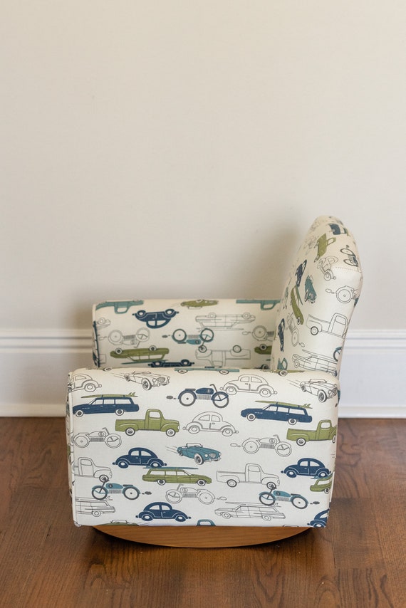Kids upholstered outlet rocking chair