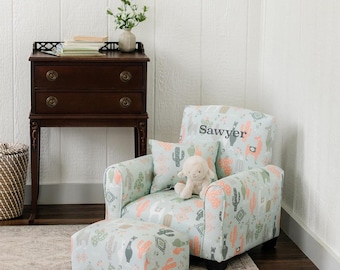 Personalized Toddler Chair - Llama Sundown