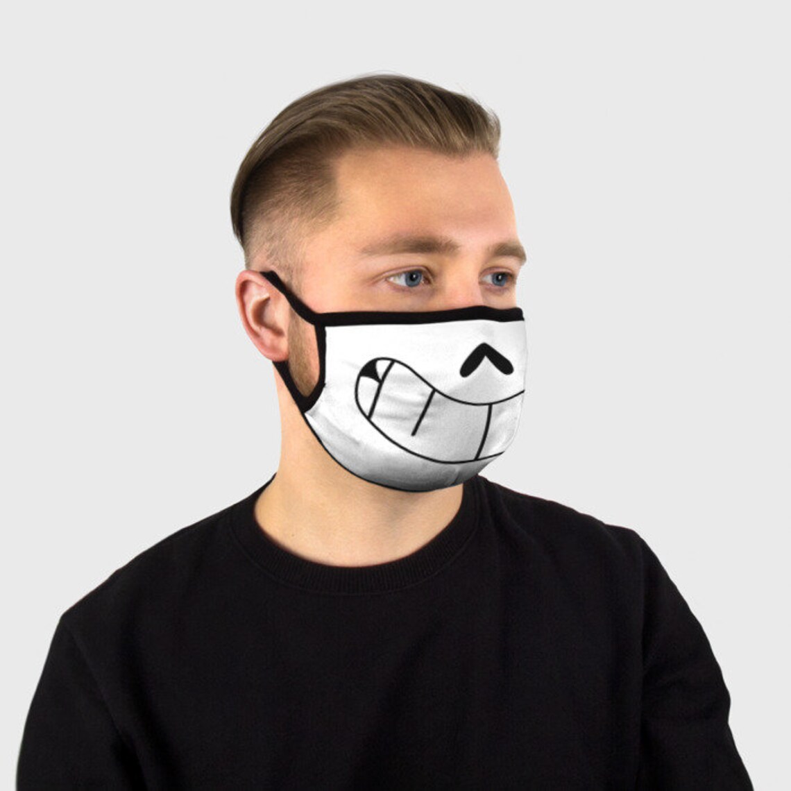 Undertale Sans Face Mask Video Game Mask Reusable Washable | Etsy