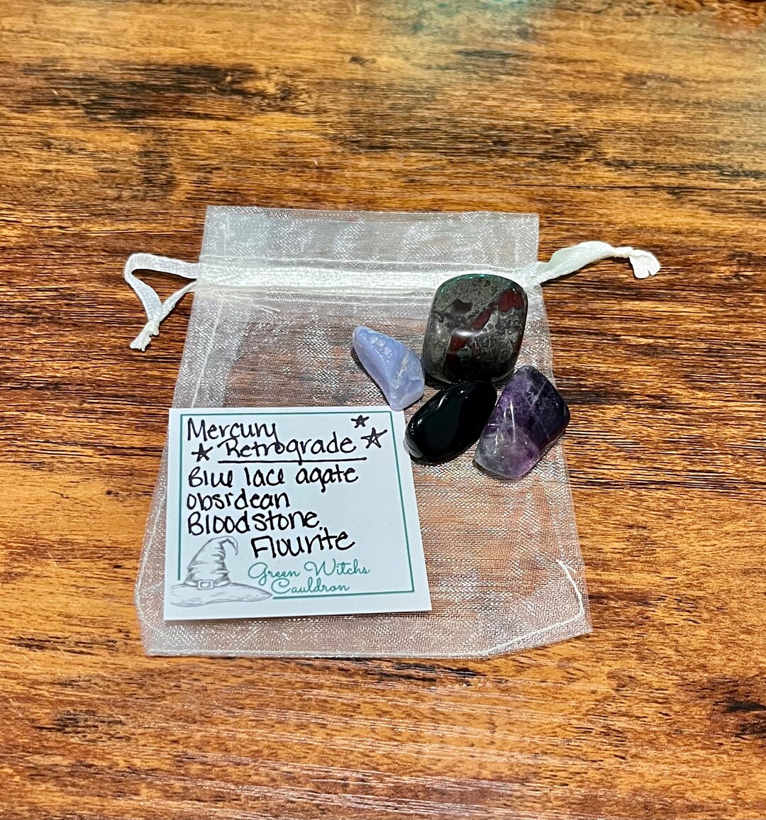 Crystal Bundle Sachet // Natural Crystals // Crystal Stones - Etsy