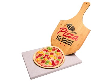 Ø 30 cm 180 cm Pizzaschieber Pizzaschaufel Edelst Pizzaofenschaber 