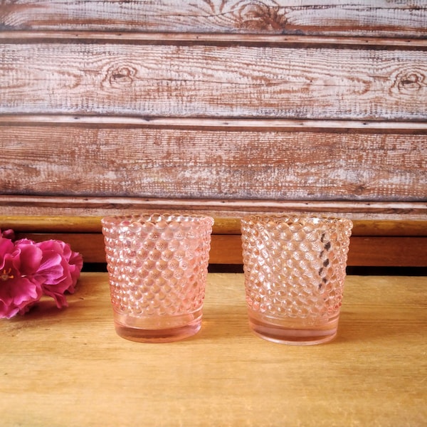 Pink Glass Vase Etsy