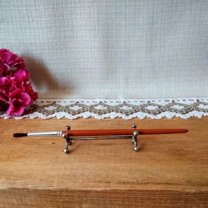 Vintage Metall Lineal Stifthalter, Stifthalter, Pinselhalter, Stifthalter für den Schreibtisch, Stifthalter.