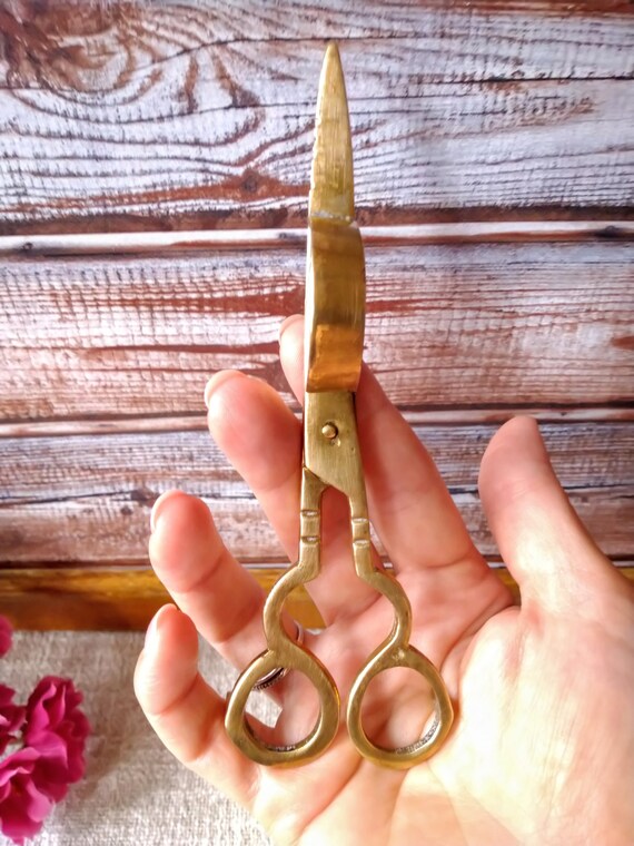 真鍮製 ろうそく消し ハサミ フランス アンティーク 真鍮製 ろうそく消し ハサミ フランス アンティーク 【公式通販】