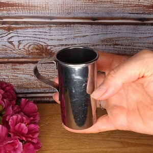 Vintage metal cup, Vintage jigger, Measuring cup, Measuring cups, Kitchen Utensils, Drink ware, Bar Ware, Pub Decor, Vintage bar decor.