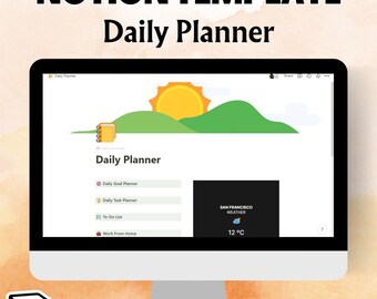 Daily Planner | Ultimate Notion Calendar | Notability Planner | Notion Planner | Planner | Monthly Planner | Digital Journal