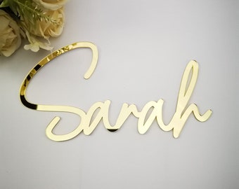 Details about   Custom Acrylic Name Word Quote Sign Nursery home wall art wedding decoration