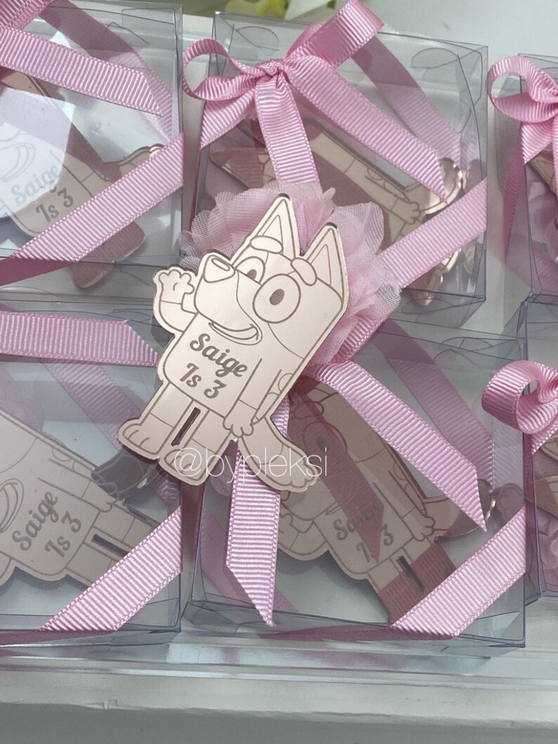 Custom Bluey Bluey Disney Party Favors Bluey Etsy