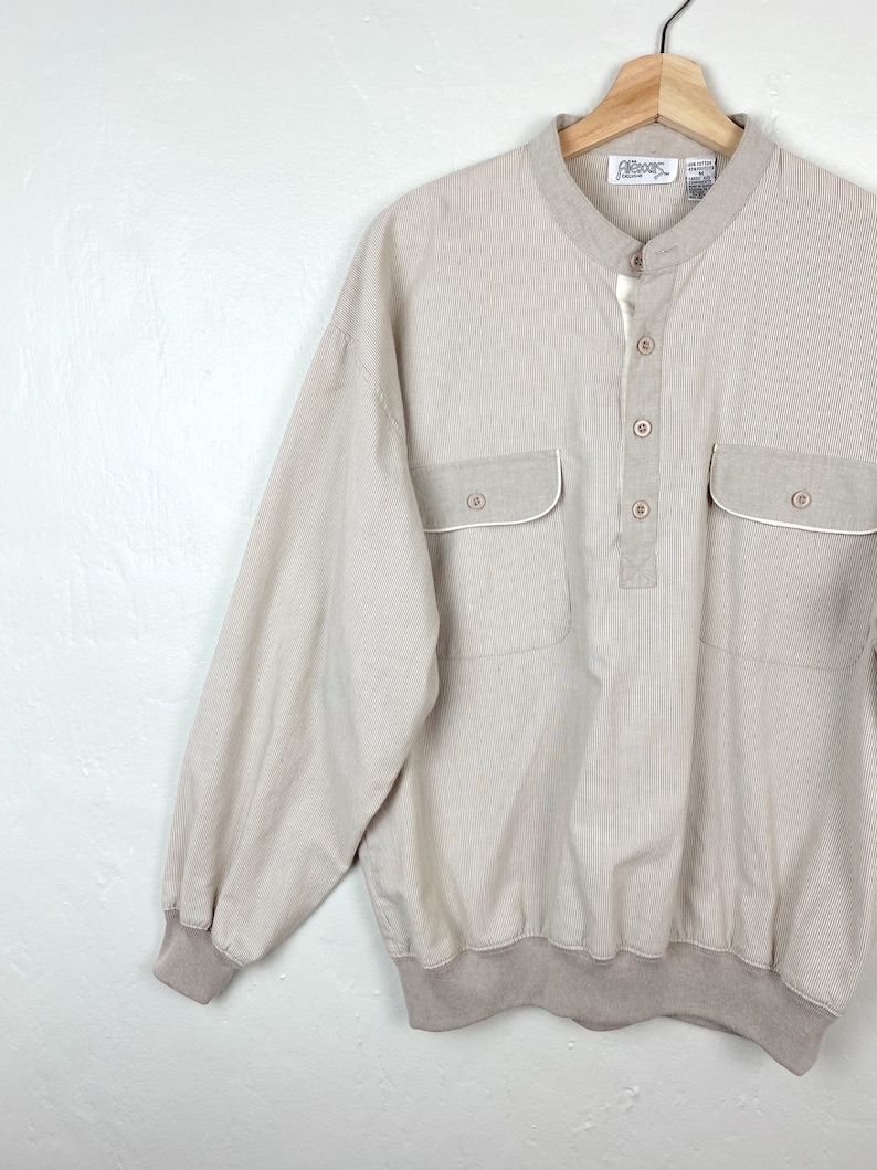 Vintage 1980s90s Alexxus Cotton Polyester Long Sleeve Top