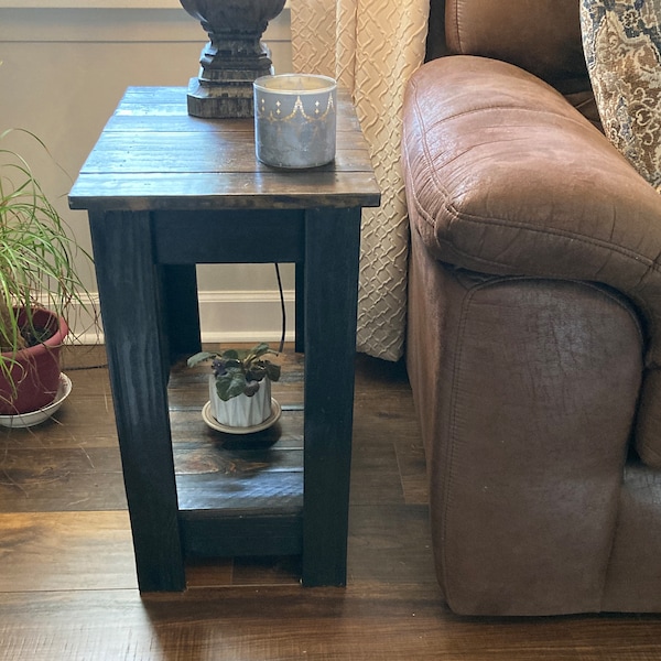 End table, wood end table, farmhouse end table, rustic wood table, night stand, farmhouse night stand, side table, farmhouse table, table