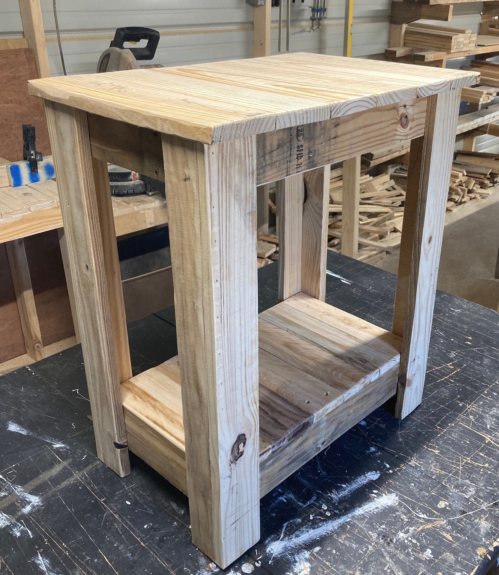 Unfinished End Table Wood Table Wood End Table Side Table Etsy