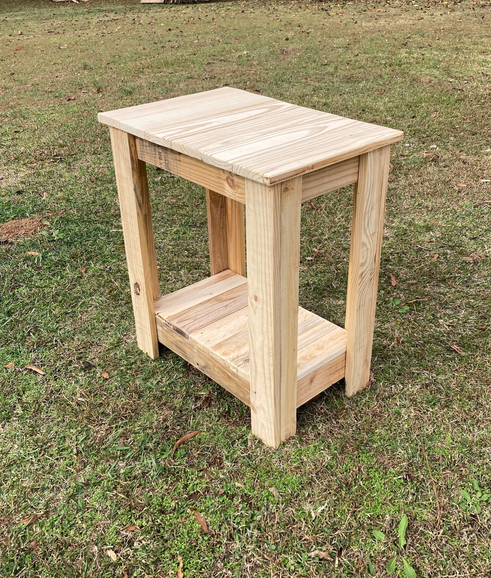Unfinished End Table Wood Table Wood End Table Side Table Etsy