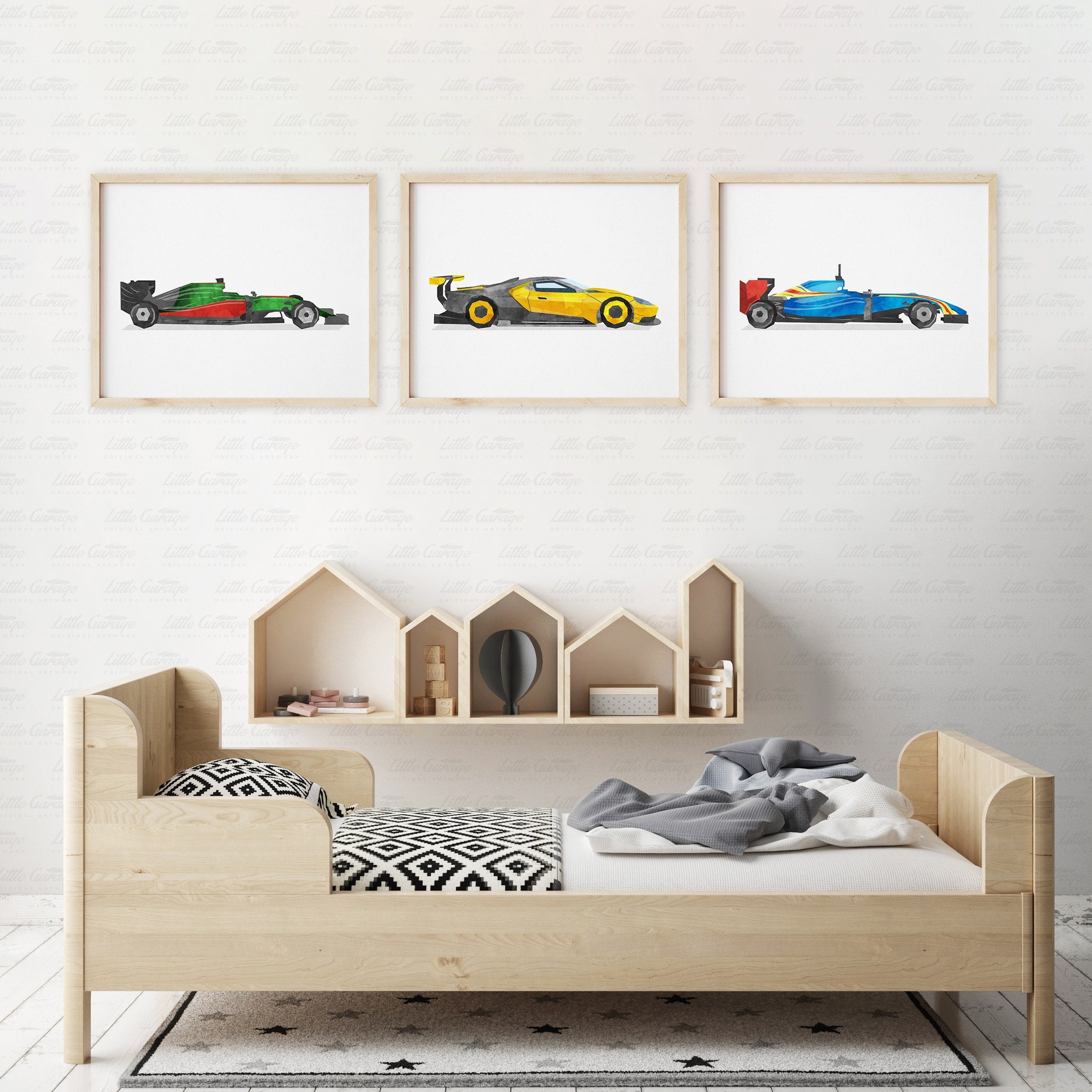Race Car Wall Art Racing Car Prints Transportation Printable Etsy