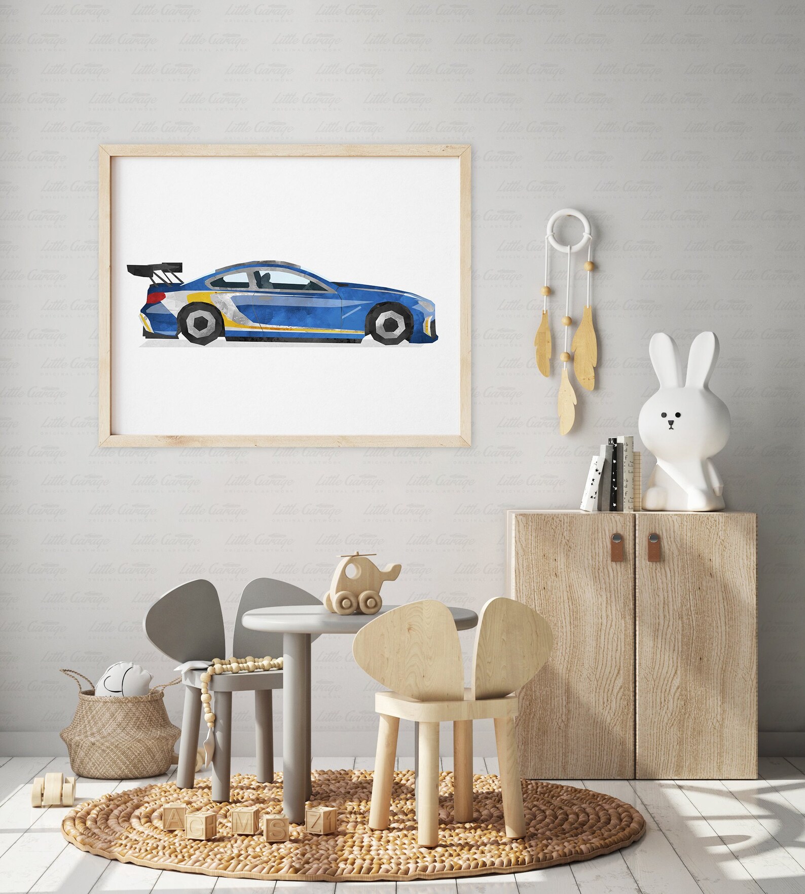 Race Car Wall Art Sports Car Print Transportation Printable | Etsy
