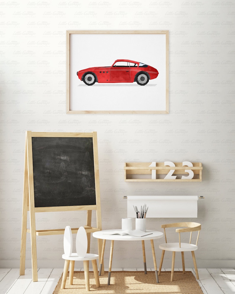Classic Car Wall Art Vehicle Print Vintage Car Prints Etsy