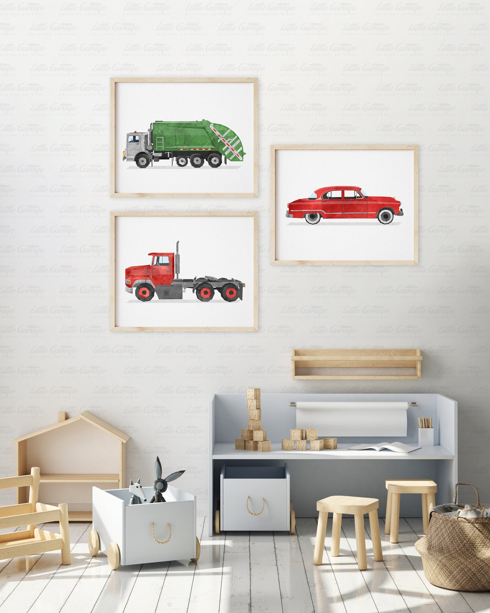 Classic Car Print Transportation Wall Art Vintage Car Art | Etsy