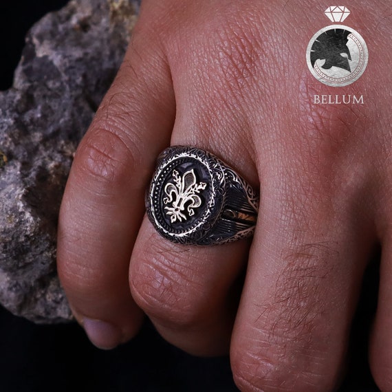 Chevaliere fleur de lys homme new arrivals