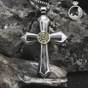 Ciondolo Proiettile Cal. 44 Magnum - Portachiavi O Pendente Per Collane E Bracciali - Foto 10