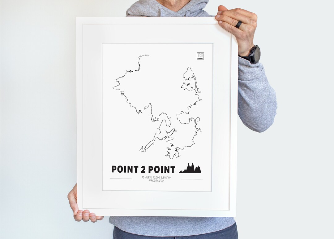 Trail Map - Park City Point 2 Point Mountain Bike Race Course, Park ...