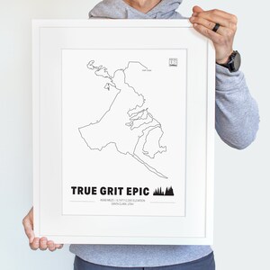 Trail Map - True Grit Epic Mountain Bike Race Course, Santa Clara Utah