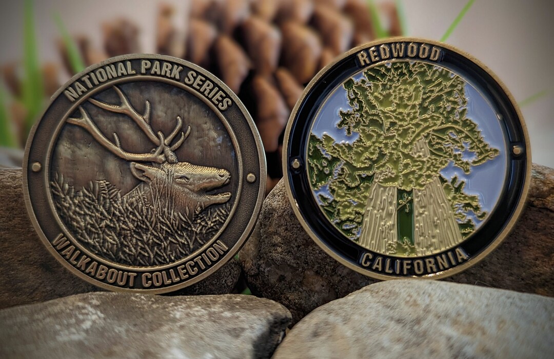 Redwood National Park Challenge Coin Etsy