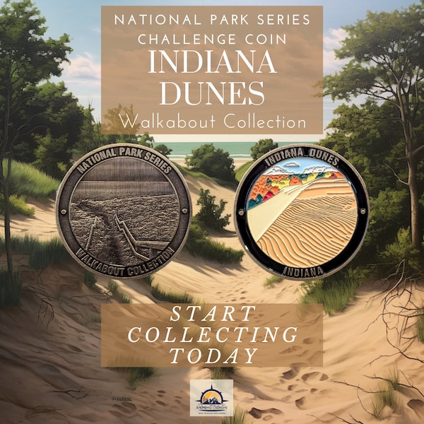 Indiana Dunes National Park Challenge Coin