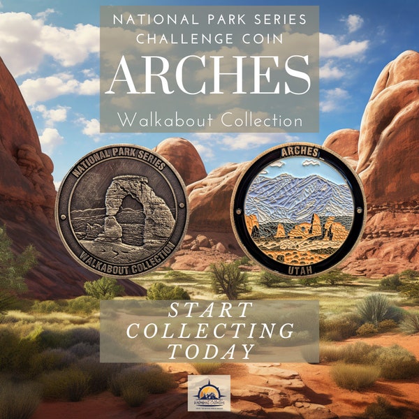 Arches National Park Challenge Coin