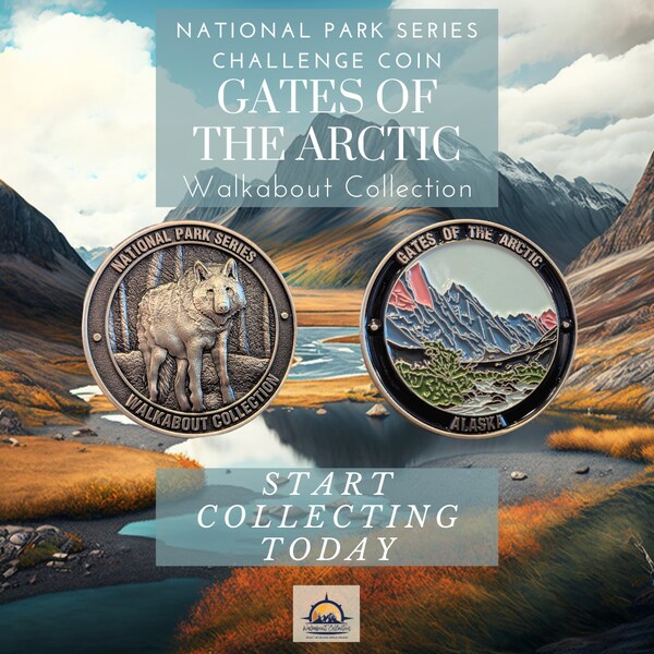 Gates of the Arctic National Park Challenge Coin