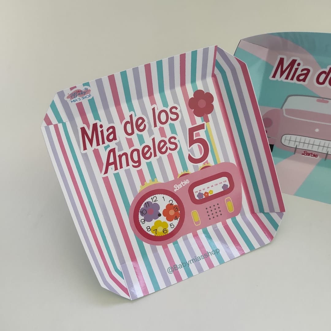 Square Plate for Party Template. Design Not Included Square Etsy